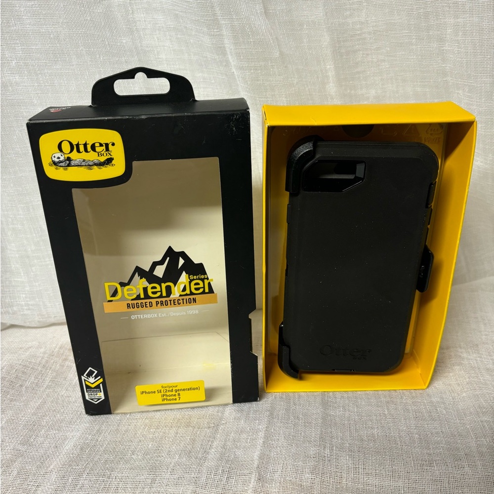 OtterBox Black Defender Series Case Rugged Protection - Picture 4 of 9